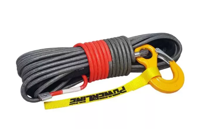 viperope synthetic rope 12 mm x 28 m with tube thimble and hook 1